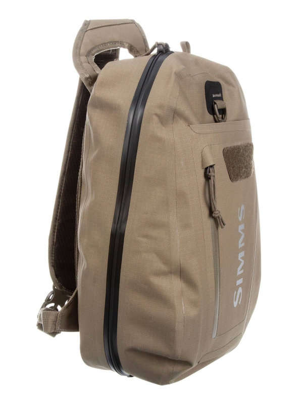 Simms Dry Creek Z Sling Pack Tan Side Simms Dry Creek Z Sling Pack Tan Side